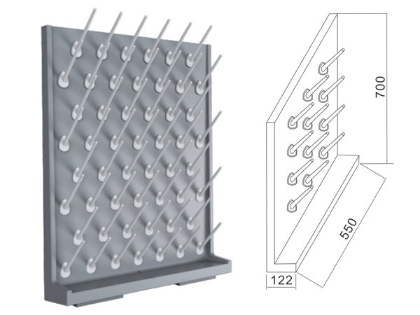 實(shí)驗室PP滴水架 大滴水架54支